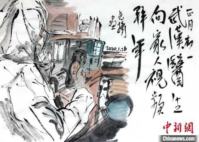  “为奥运喝彩”艺术总顾问范扬创作100多幅“战疫”画作